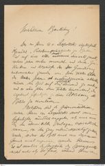 k.k. naturhistorisches Hofmuseum, Intendanzakten 1885-1896 (Hauer), Aktenzahl Z.23.a/1888, Seite 1